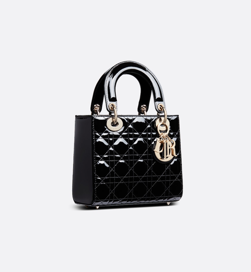 Replicate Dior Small Lady Dior Bag HandBags- patent leather(1:1 replica)