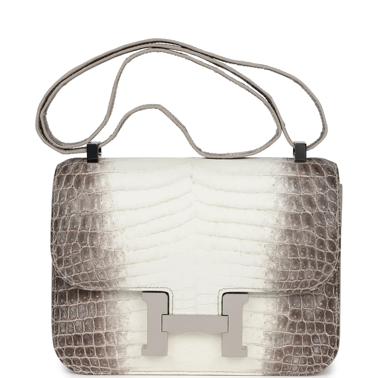 Replicate Hermes Constance 1-24 Himalaya Matte Niloticus Crocodile Palladium Hardware(1:1 replica)
