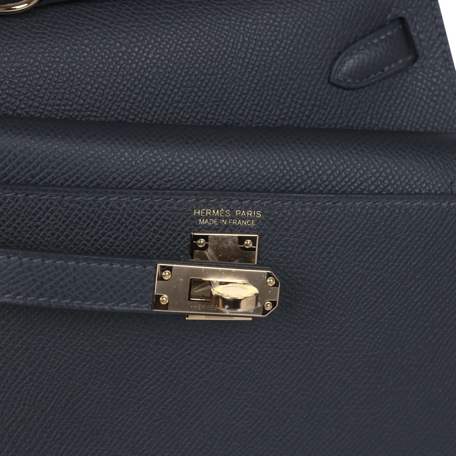 Replicate Hermes Kelly Sellier En Desordre 20 Ardoise Epsom Permabrass Hardware(1:1 replica)