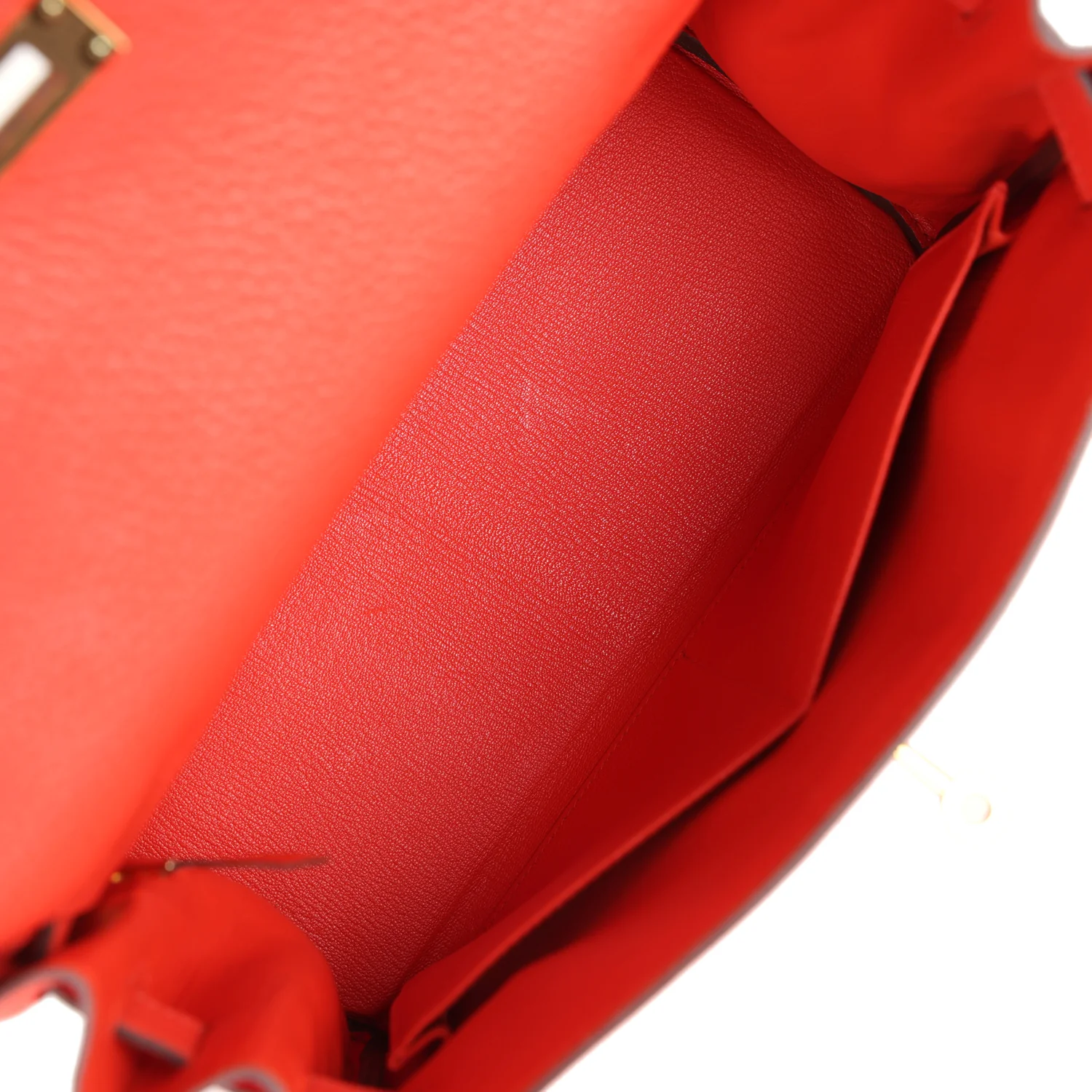 Replicate Hermes Kelly Retourne 28 Capucine Togo Gold Hardware(1:1 replica)