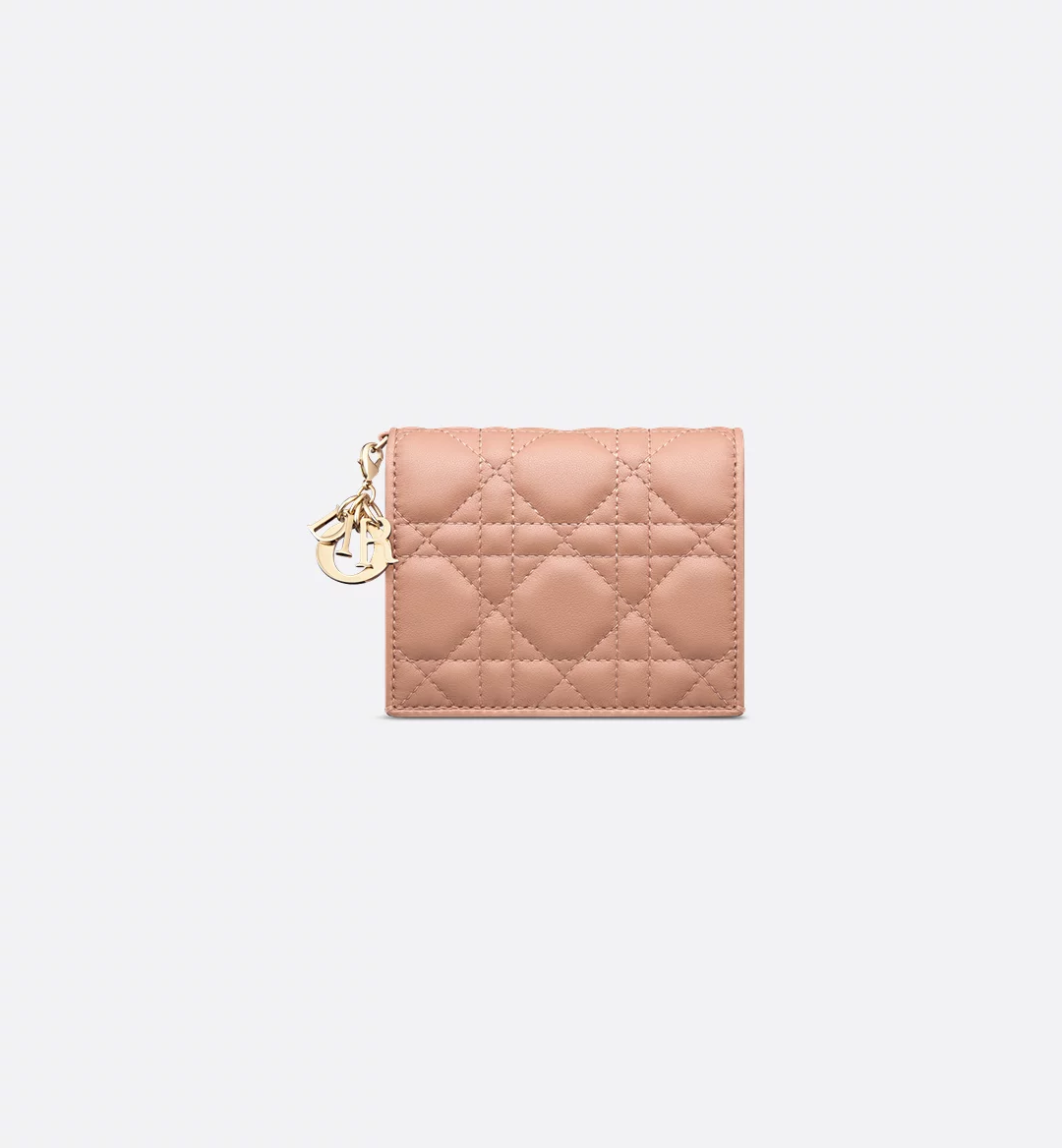 Replicate Mini Lady Dior Gardenia Wallet(1:1 replica)