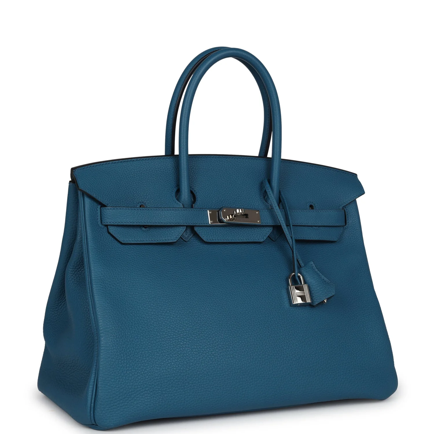Replicate Hermes Birkin 35 Cobalt Togo Palladium Hardware(1:1 replica)