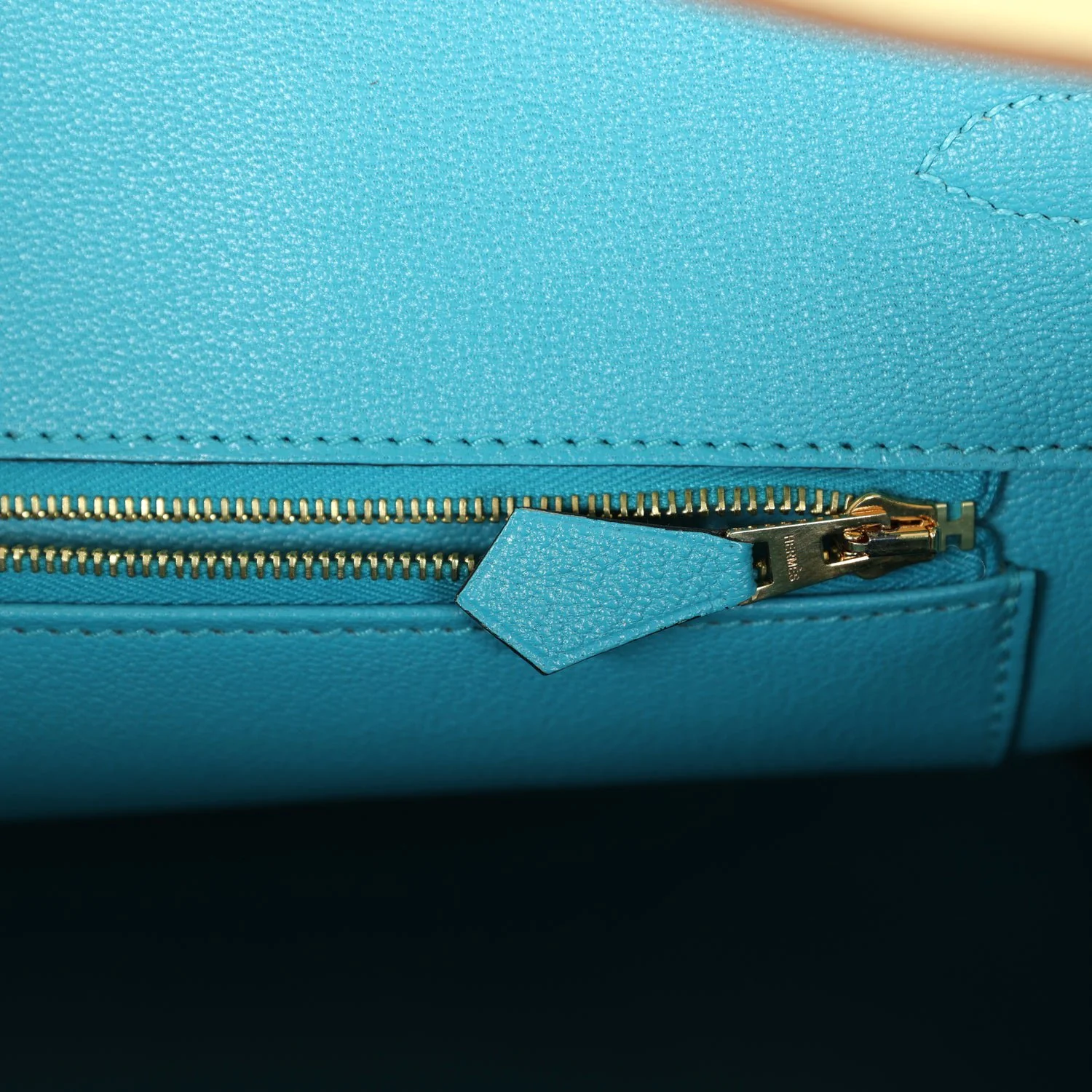 Replicate Hermes Special Order (HSS) Birkin 35 Jaune Poussin and Bleu Paradise Togo Brushed Gold Hardware(1:1 replica)