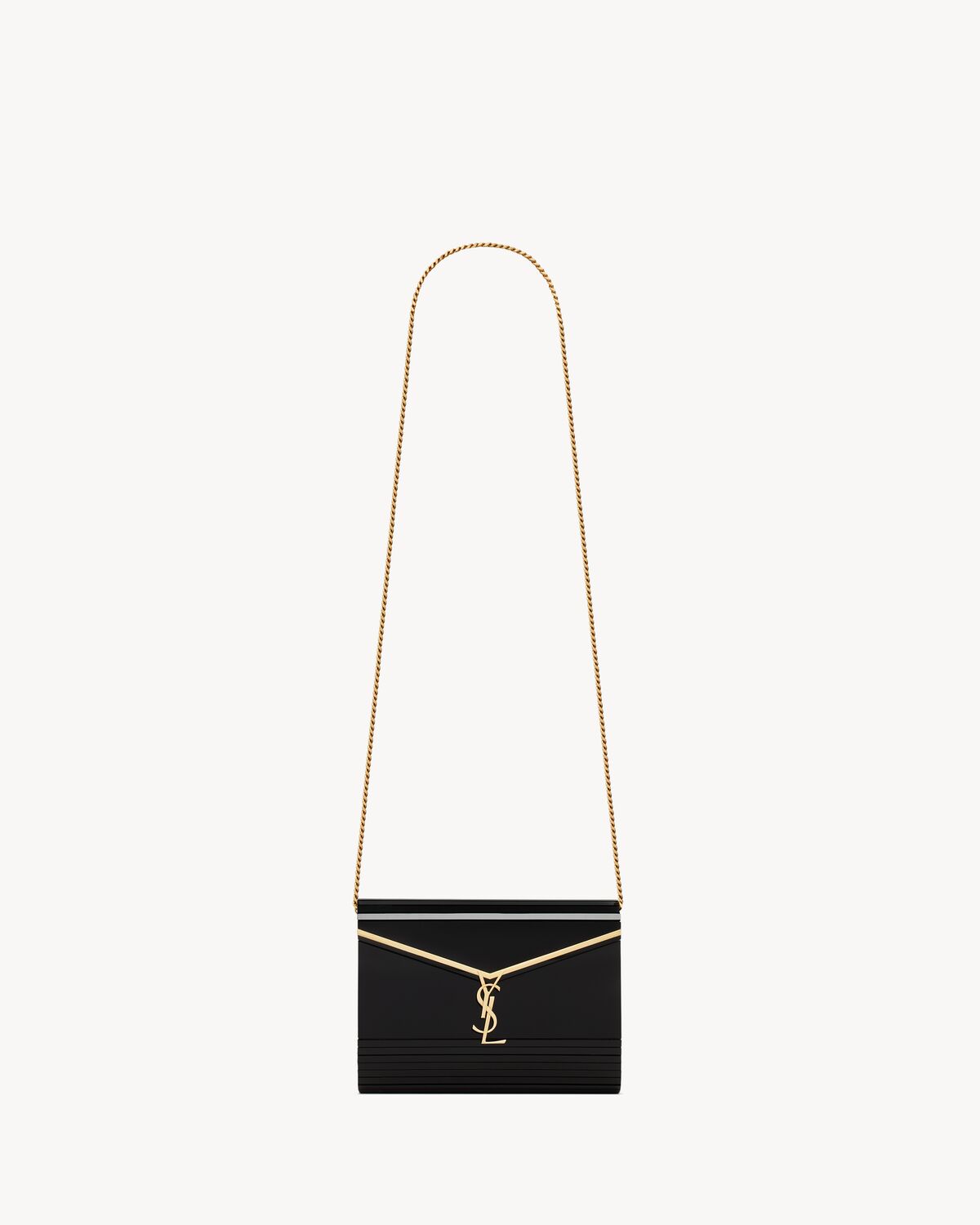Replicate YSL Vicky Miniaudiere In Plexiglass(1:1 replica)