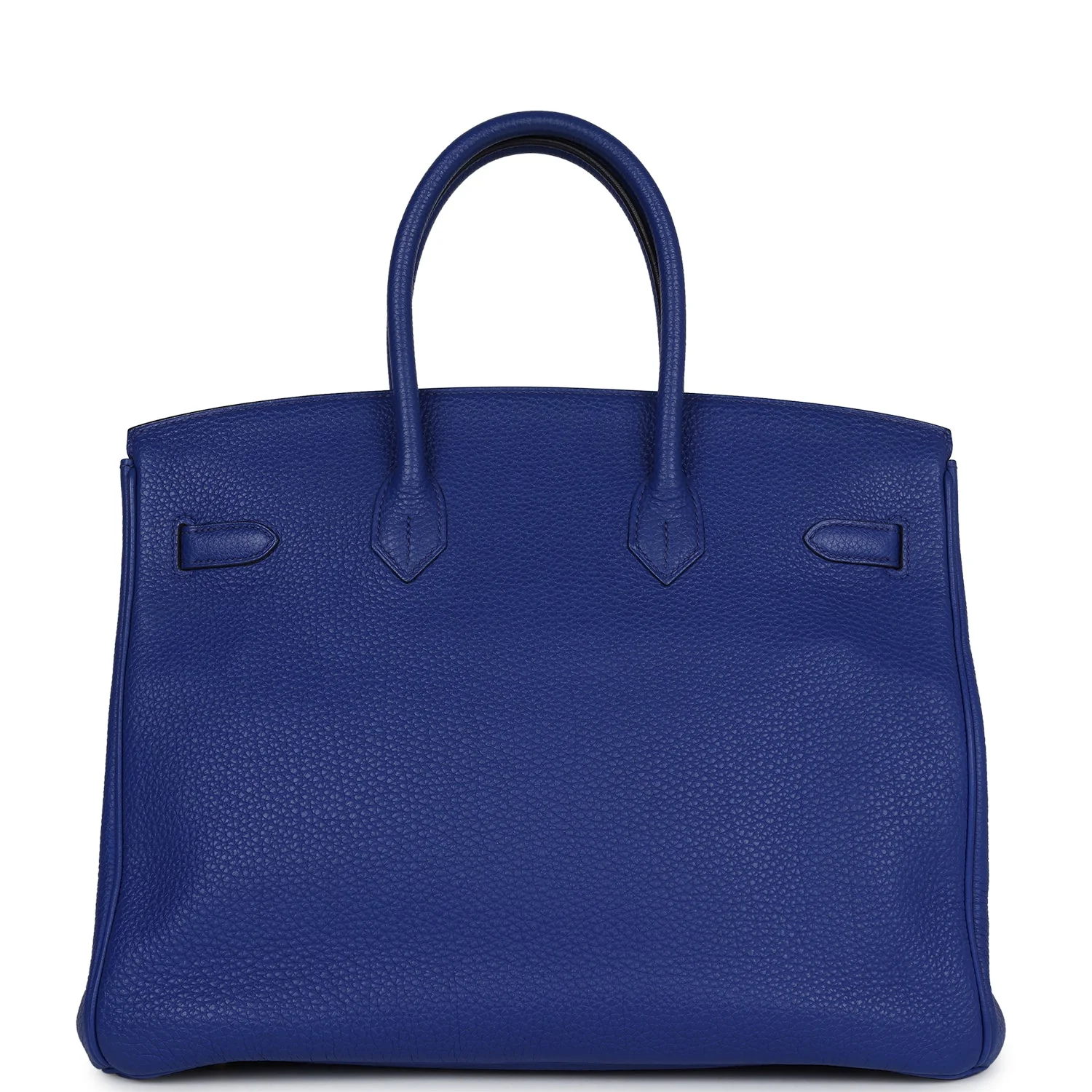 Replicate Hermes Birkin 35 Bleu Electric Togo Gold Hardware(1:1 replica)