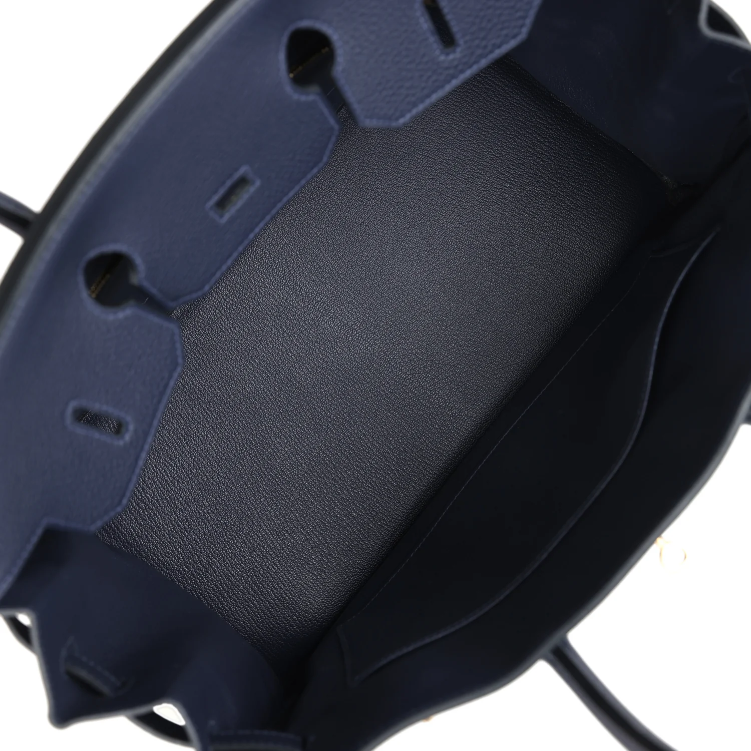 Replicate Hermes Birkin 35 Bleu Nuit Togo Gold Hardware(1:1 replica)