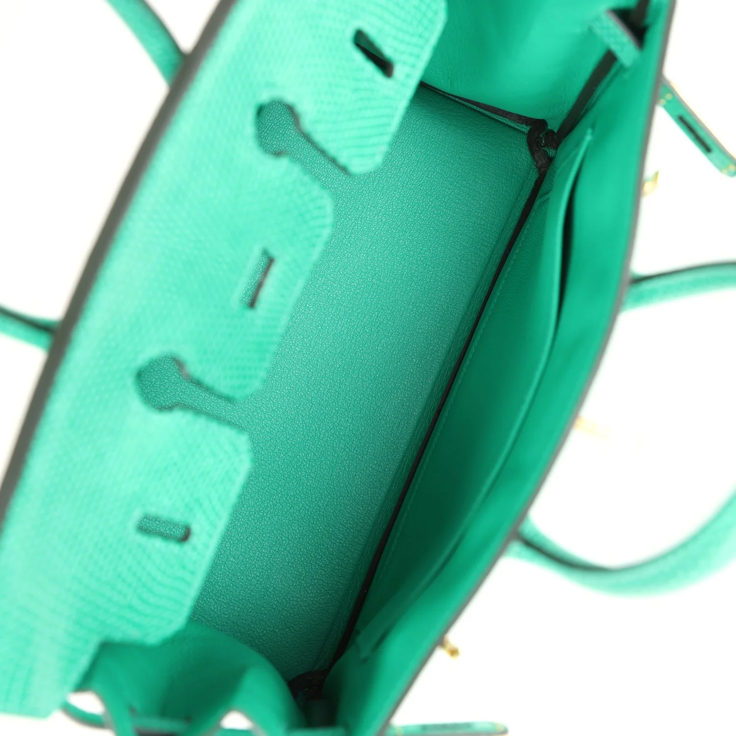 Replicate Hermes Birkin 25 Menthe Varanus Niloticus Lizard Gold Hardware(1:1 replica)