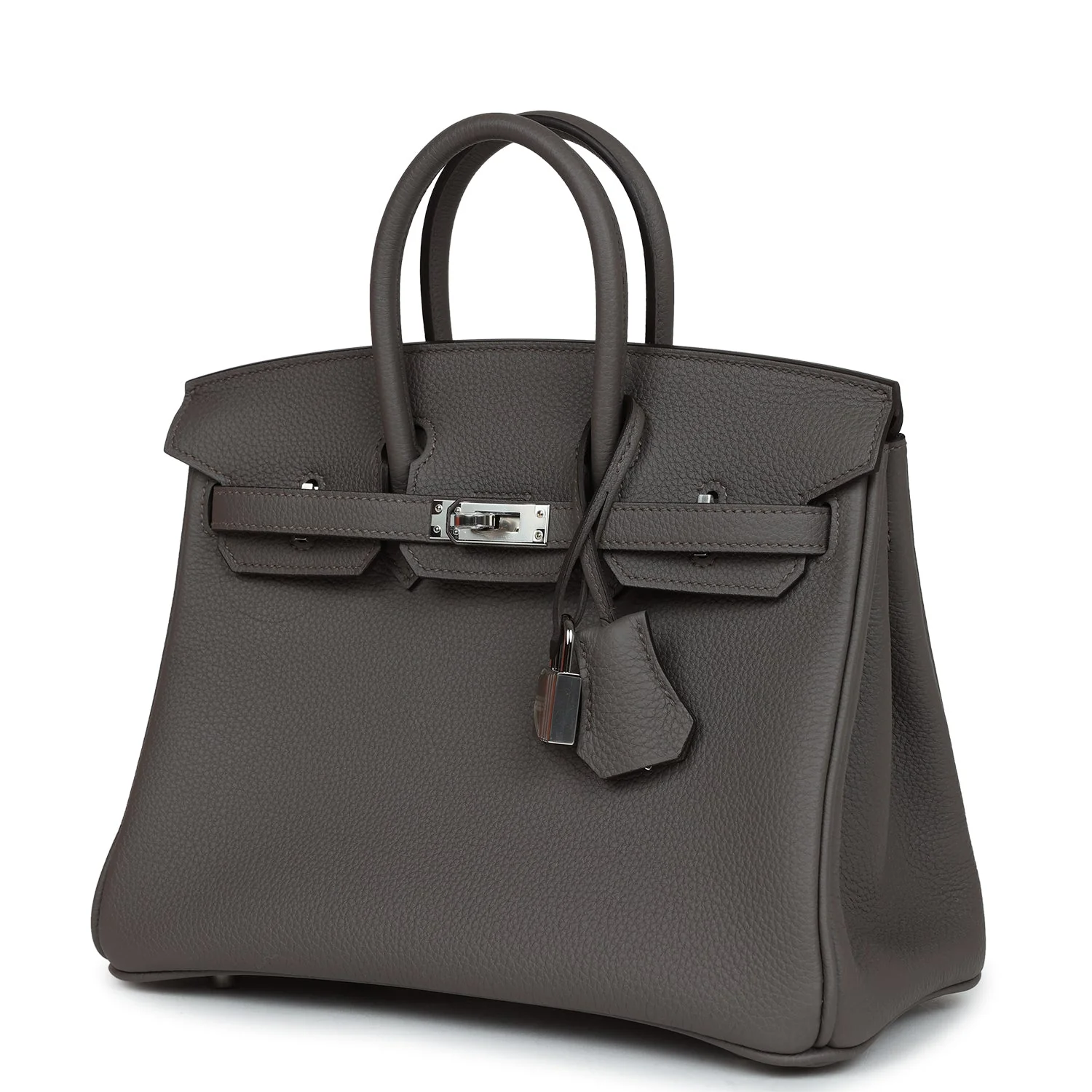 Replicate Hermes Birkin 25 Etain Togo Palladium Hardware(1:1 replica)
