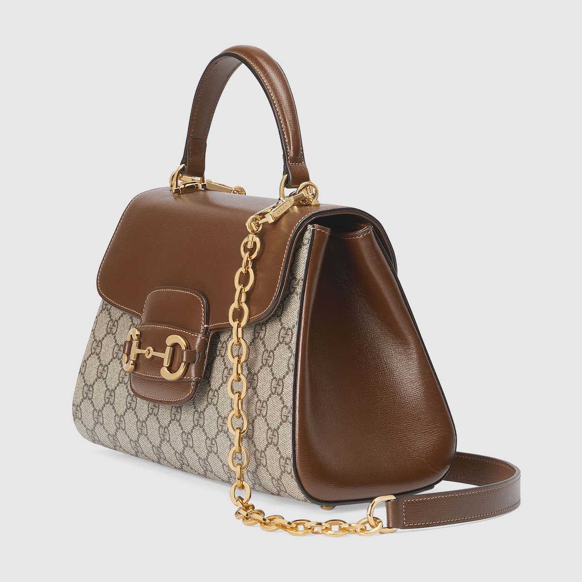 Replicate Gucci Horsebit 1955 Medium Top Handle Bag(1:1 replica)