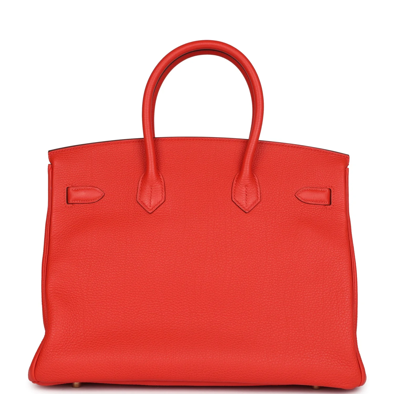 Replicate Hermes Birkin 35 Capucine Togo Gold Hardware(1:1 replica)