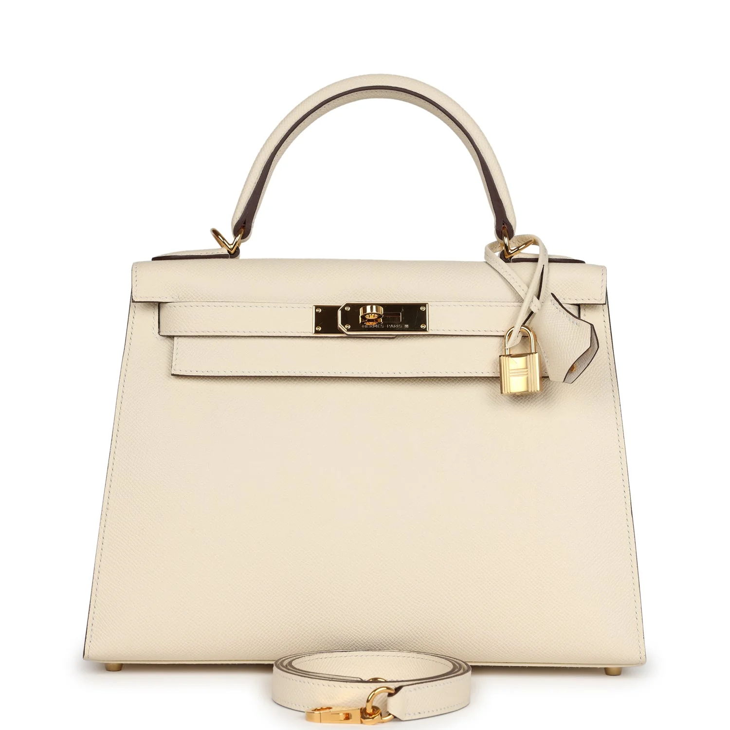 Replicate Hermes Kelly Sellier 28 Nata Epsom Gold Hardware(1:1 replica)