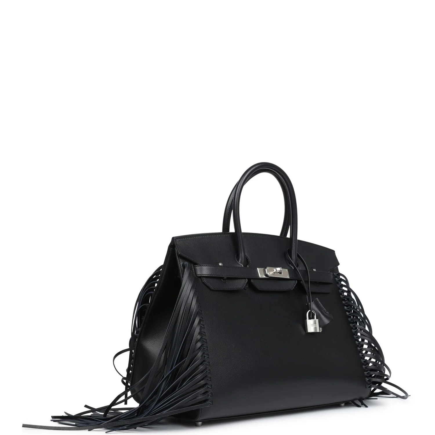 Replicate Hermes Birkin 35 Anate Black Evergrain Palladium Hardware(1:1 replica)