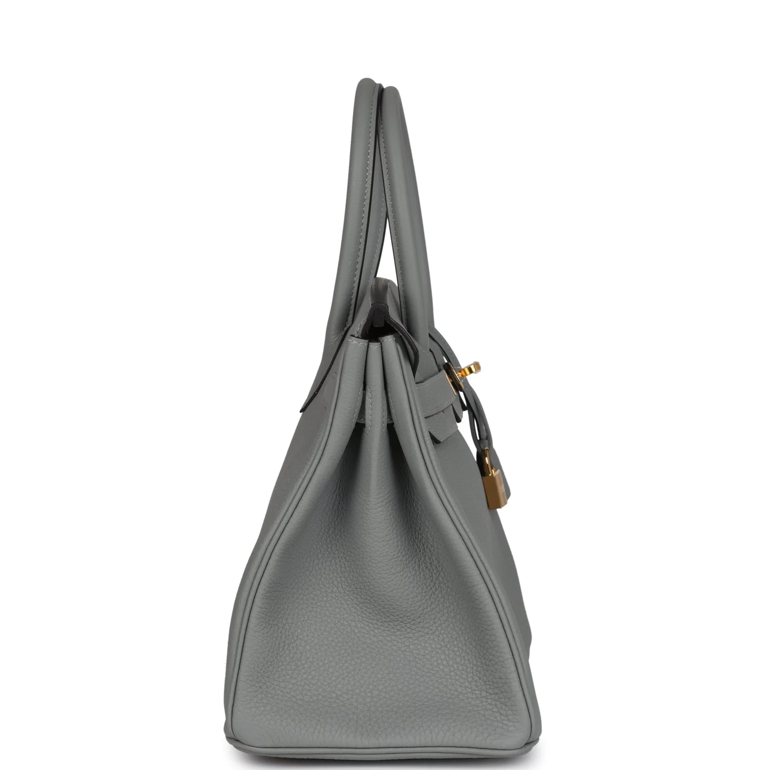 Replicate Hermes Birkin 30 Gris Mouette Togo Gold Hardware(1:1 replica)