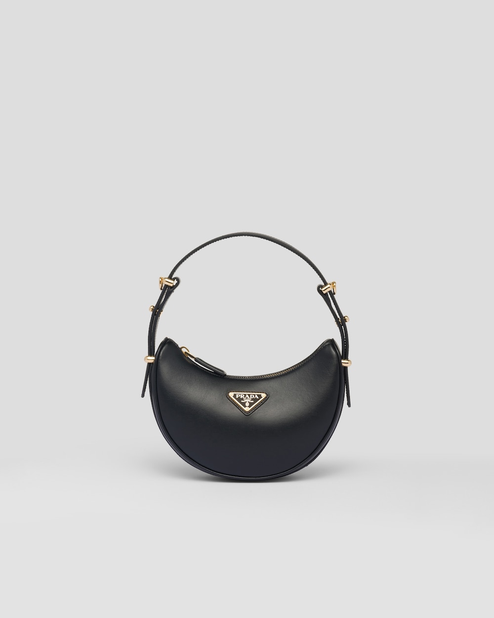 Replicate Prada Arqué Leather Mini Shoulder Bag(1:1 replica)