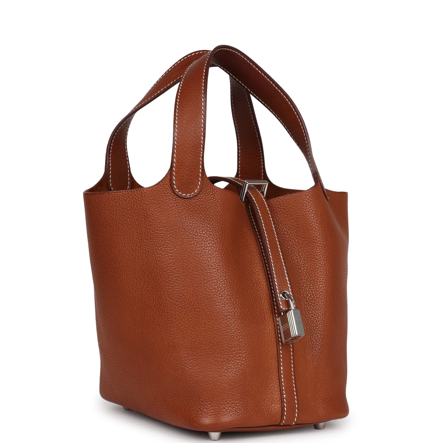 Replicate Hermes Picotin Lock 18 Fauve Barenia Faubourg Palladium Hardware(1:1 replica)