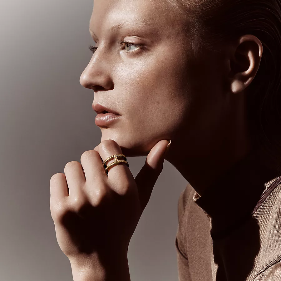 Replicate Chaine d ancre Danae ring, small model(1:1 replica)