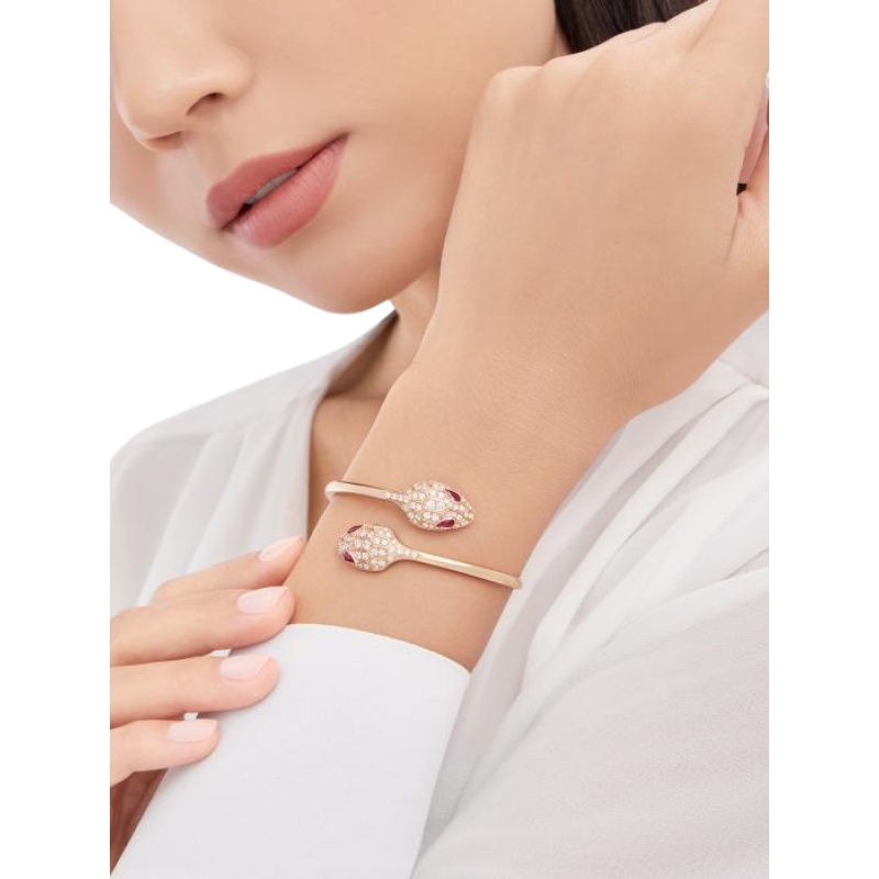 Replicate Serpenti Seduttori gilded snake bracelet(1:1 replica)