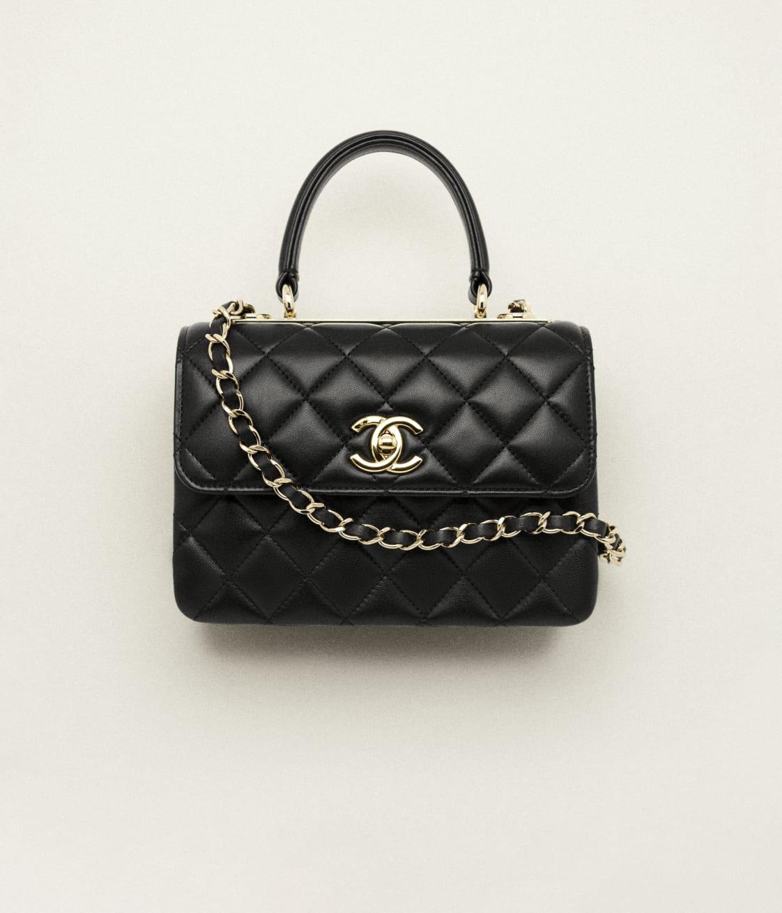 Replicate CHANEL MINI FLAP BAG WITH TOP HANDLE(1:1 replica)