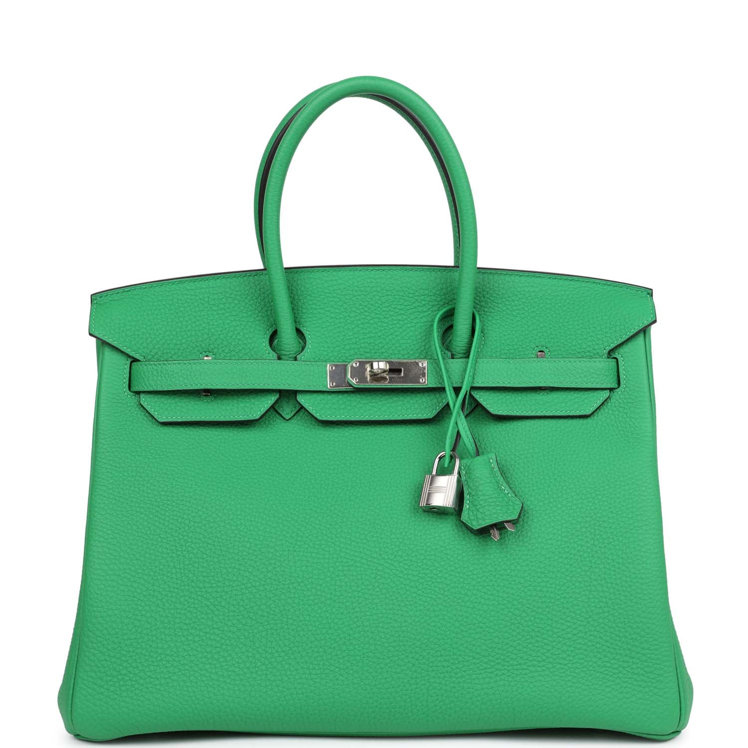 Replicate Hermes Birkin 35 Bambou Togo Palladium Hardware(1:1 replica)