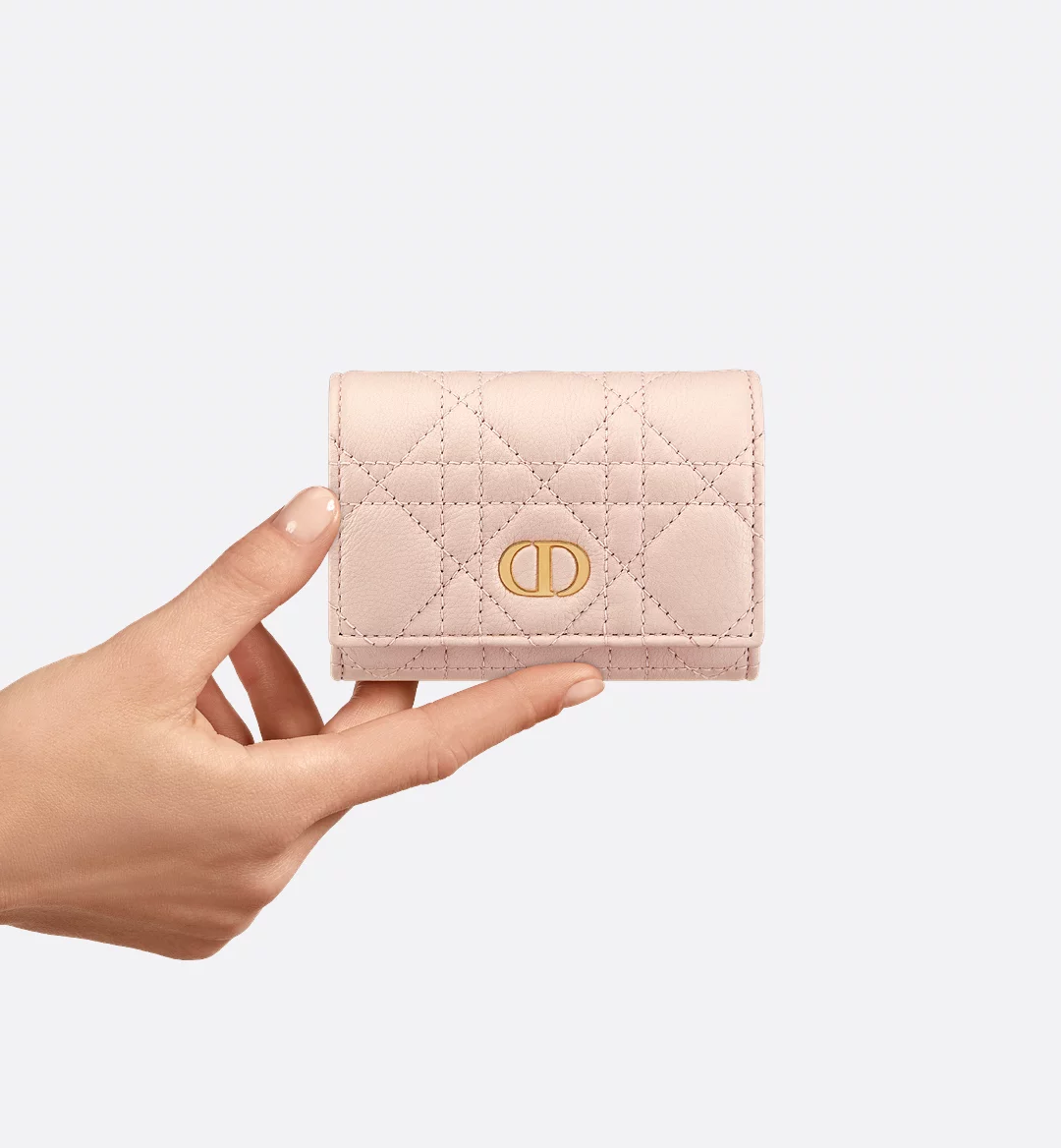 Replicate Dior Caro Glycine Wallet(1:1 replica)