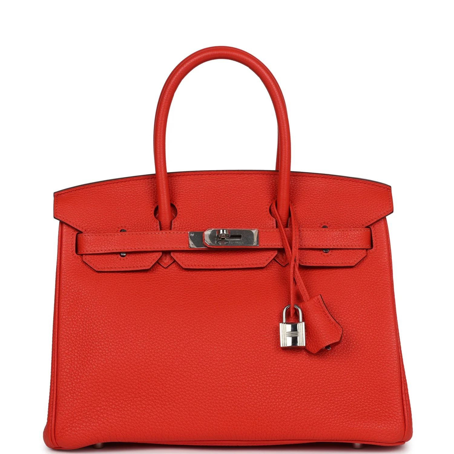 Replicate Hermes Birkin 30 Capucine Togo Palladium Hardware(1:1 replica)