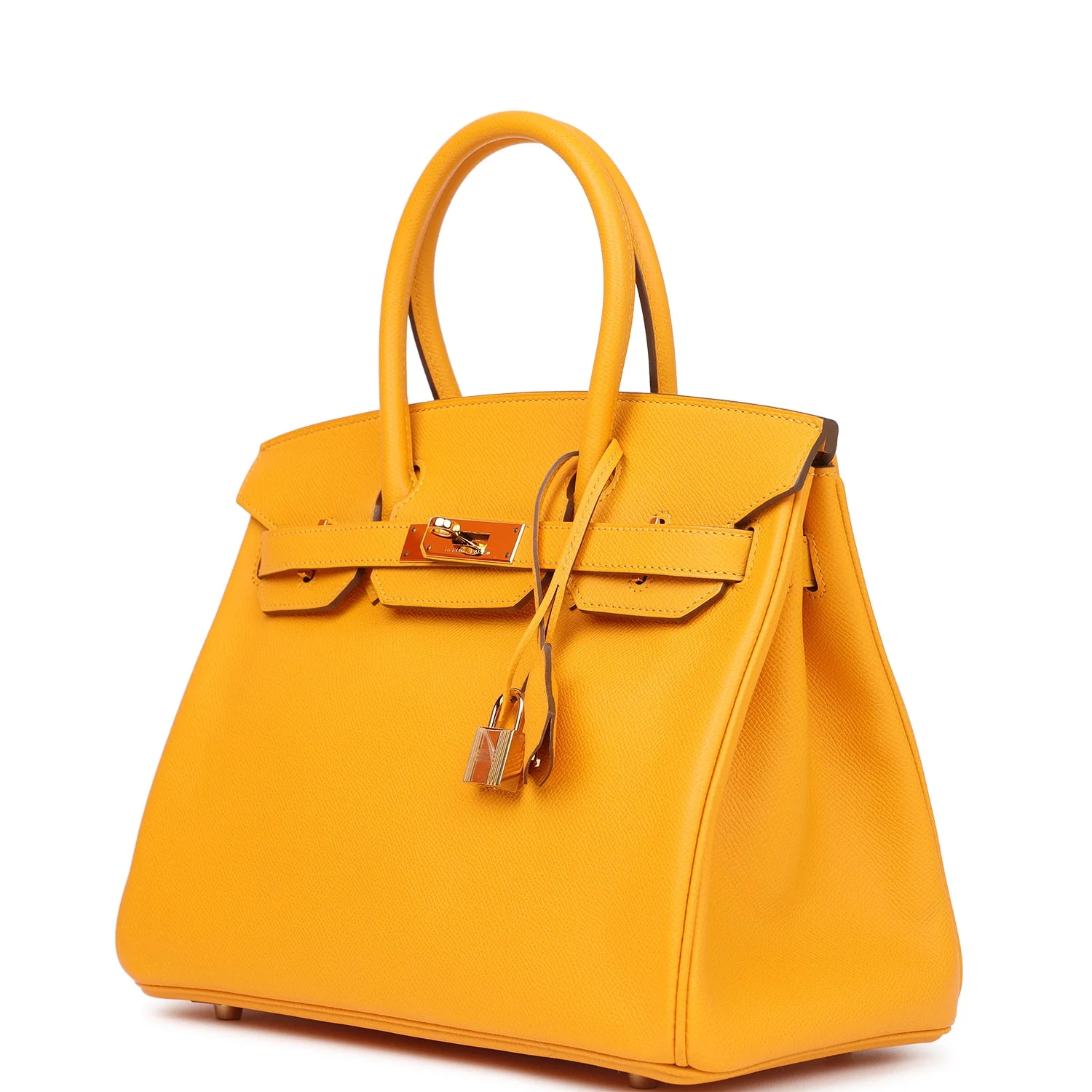 Replicate Hermes Birkin 30 Jaune D'or Epsom Gold Hardware(1:1 replica)