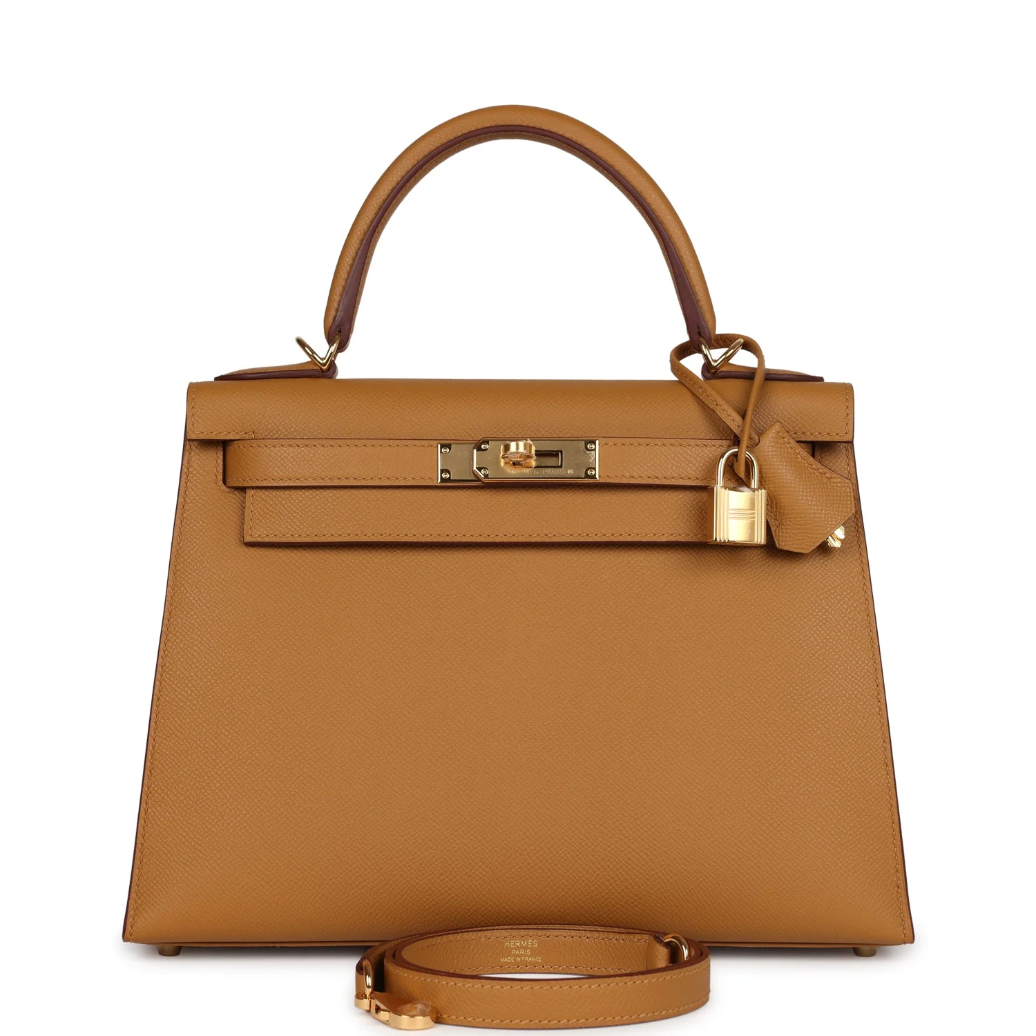 Replicate Hermes Kelly Sellier 28 Sesame Epsom Gold Hardware(1:1 replica)