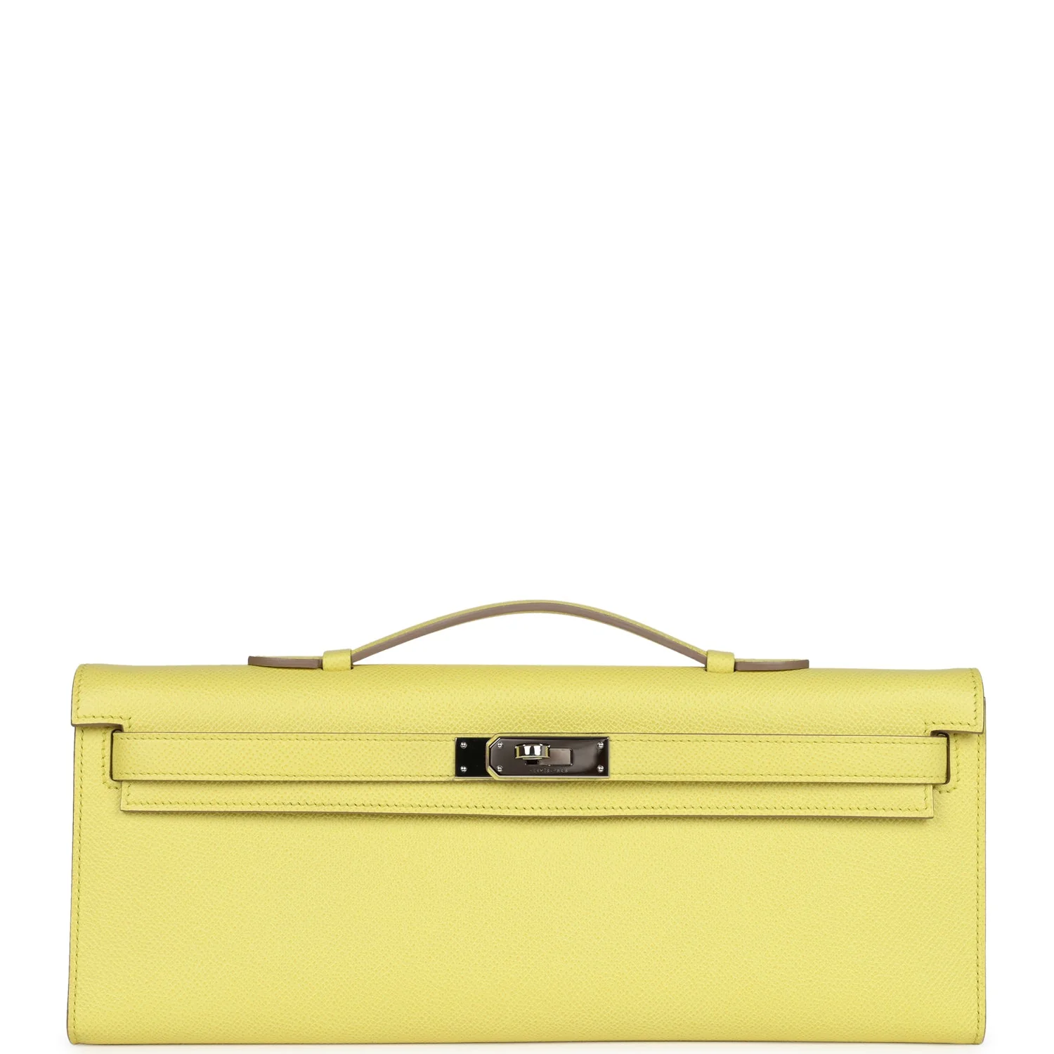 Replicate Hermes Kelly Cut Soufre Epsom Palladium Hardware(1:1 replica)
