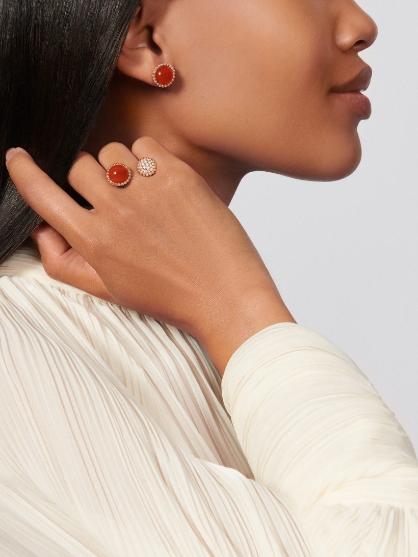 Replicate Perlée couleurs earrings(1:1 replica)