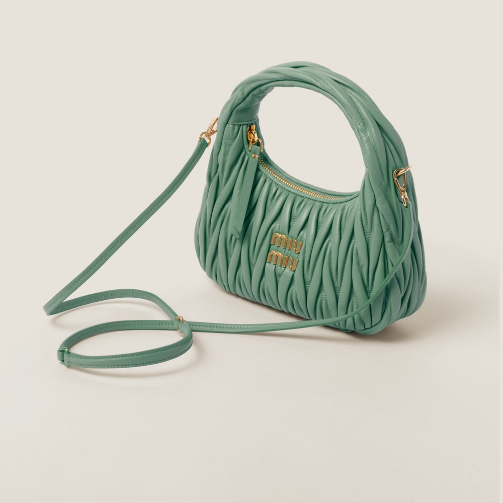 Replicate Wander matelassé nappa leather hobo bag(1:1 replica)