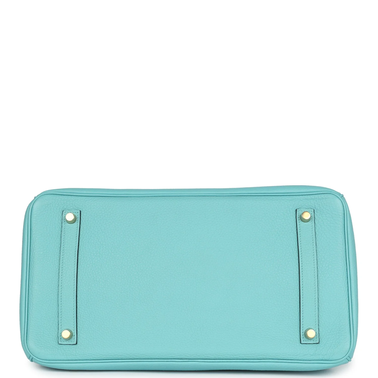 Replicate Hermes Birkin 35 Bleu Atoll Togo Gold Hardware(1:1 replica)