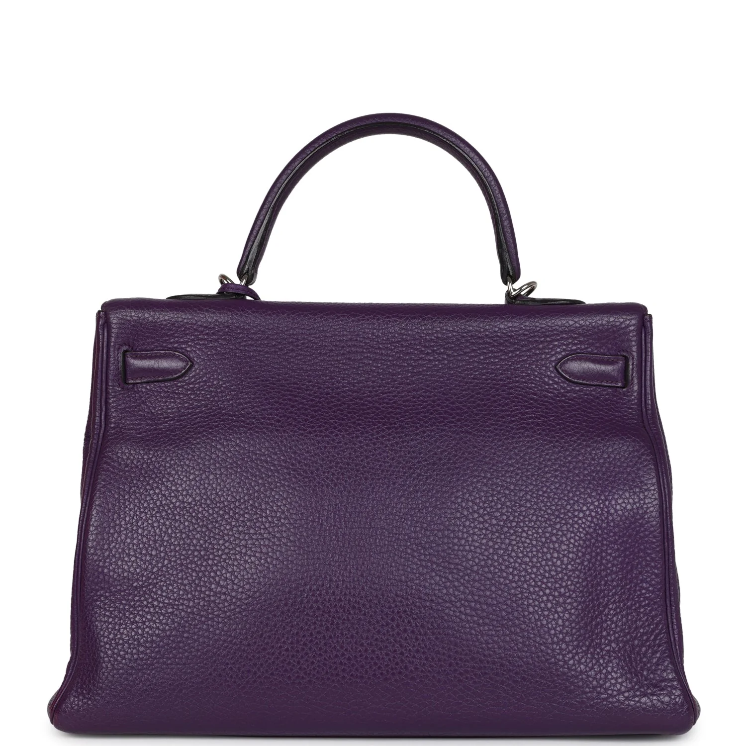 Replicate Hermes Kelly Retourne 35 Ultraviolet Clemence Palladium Hardware(1:1 replica)