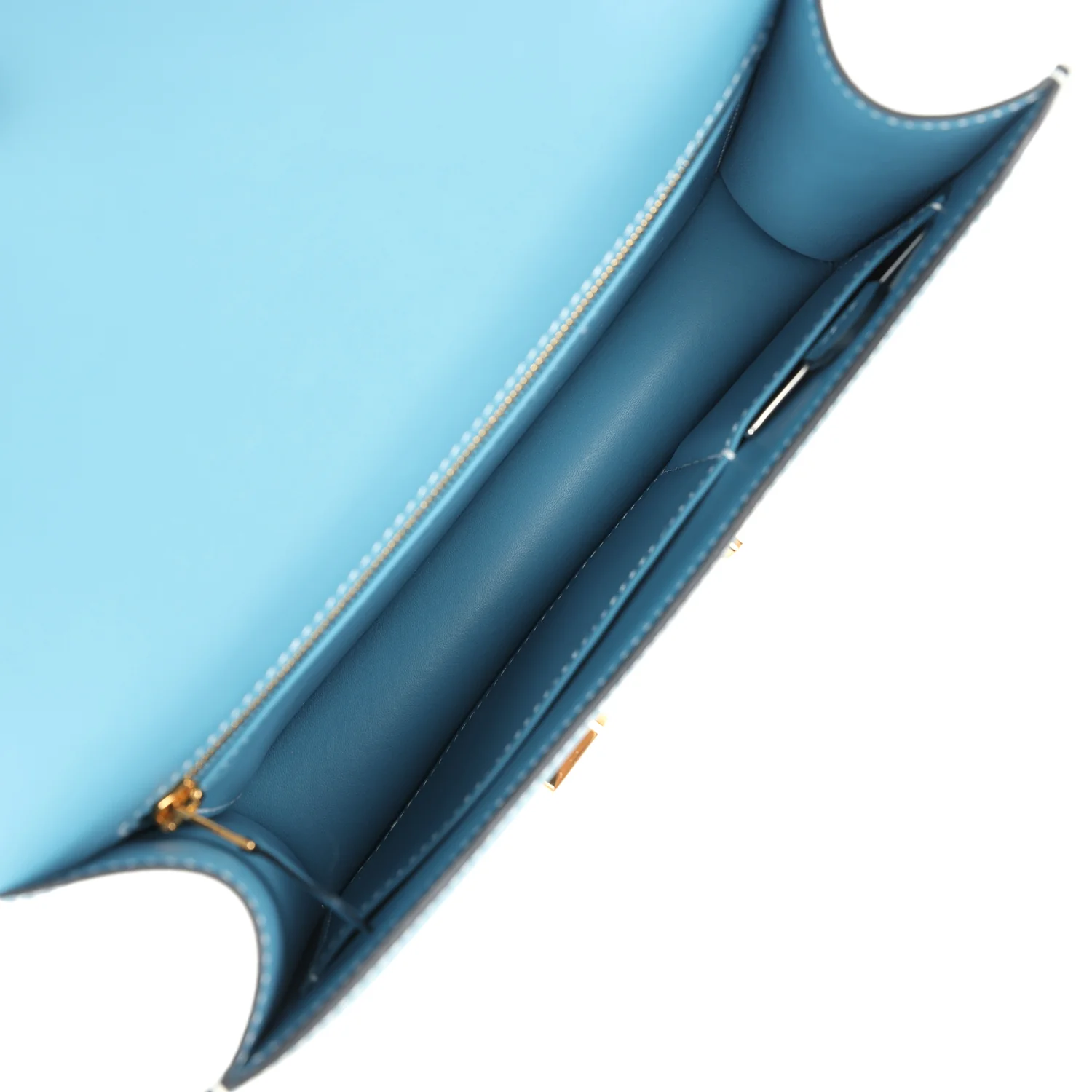 Replicate Hermes Constance 1-24 Blue Jean Epsom Gold Hardware(1:1 replica)