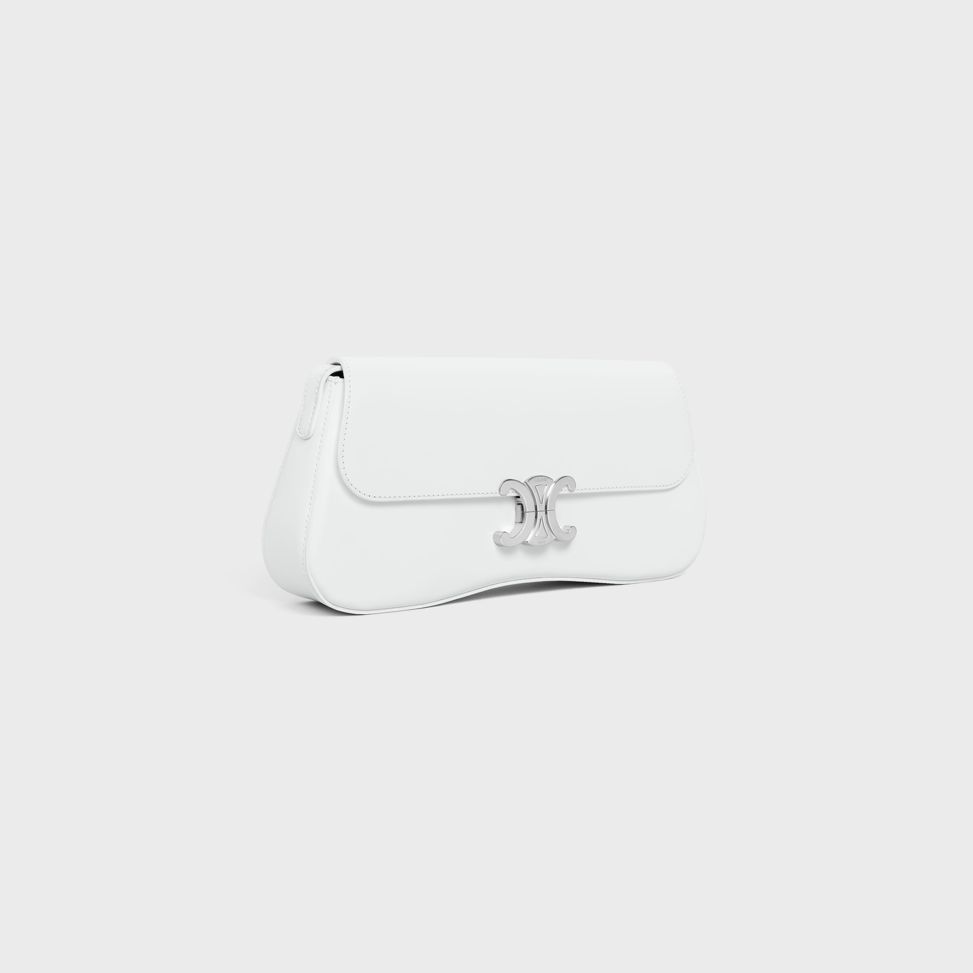 Replicate MEDIUM CELINE LOLA BAG IN SHINY CALFSKIN BLANC DE BLANC(1:1 replica)