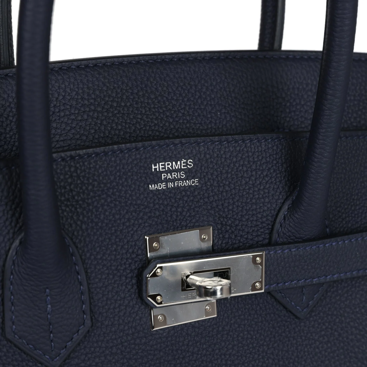 Replicate Hermes Birkin 35 Bleu Nuit Togo Palladium Hardware(1:1 replica)