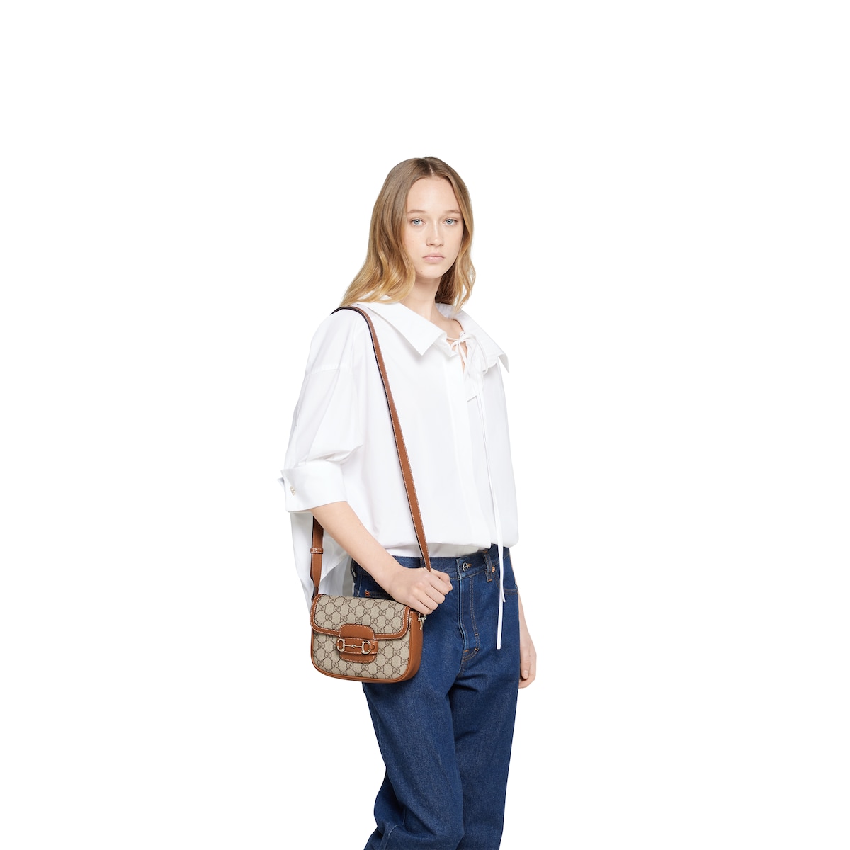 Replicate Gucci Horsebit 1955 Soft Small Shoulder Bag(1:1 replica)