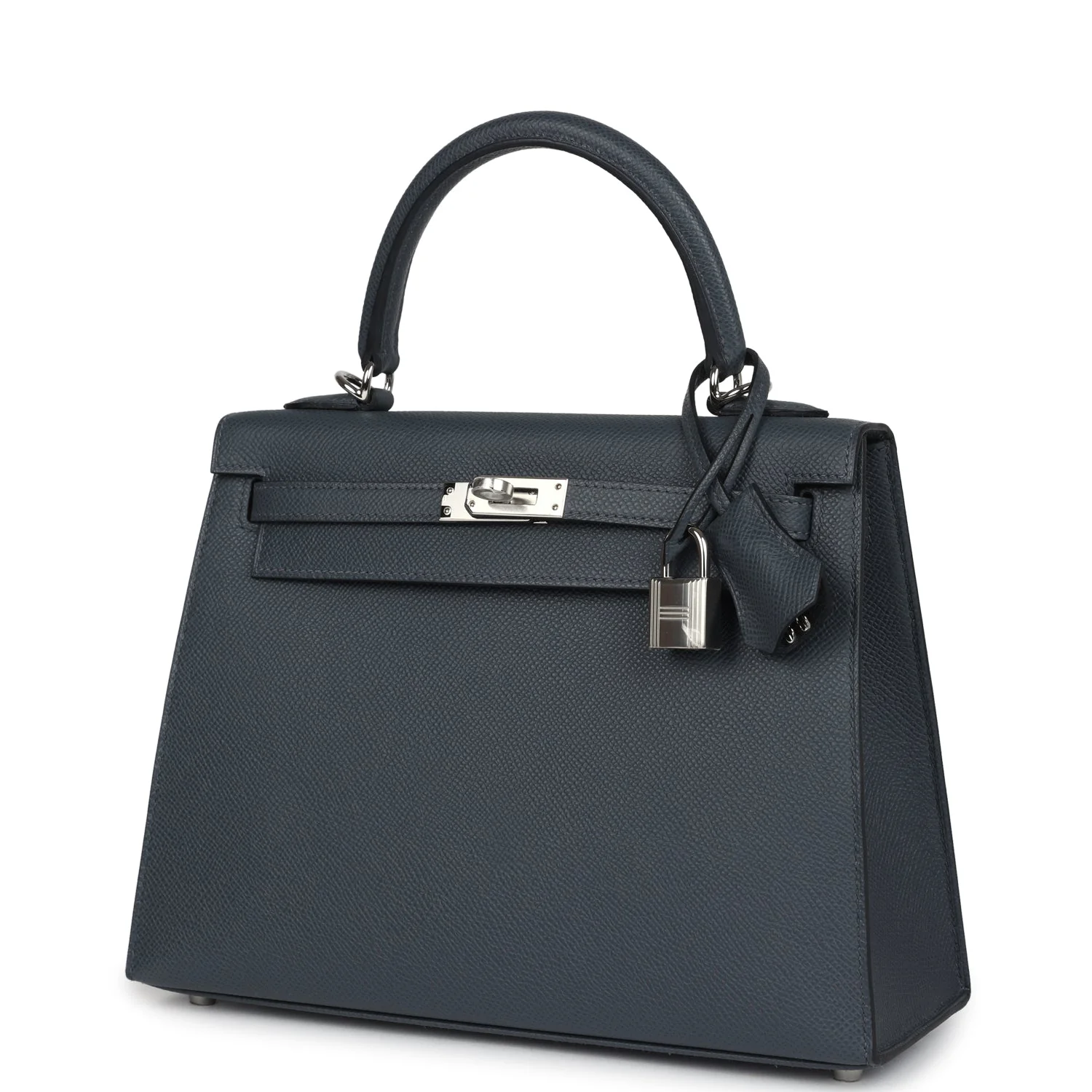 Replicate Hermes Kelly Sellier 25 Gris Misty Epsom Palladium Hardware(1:1 replica)