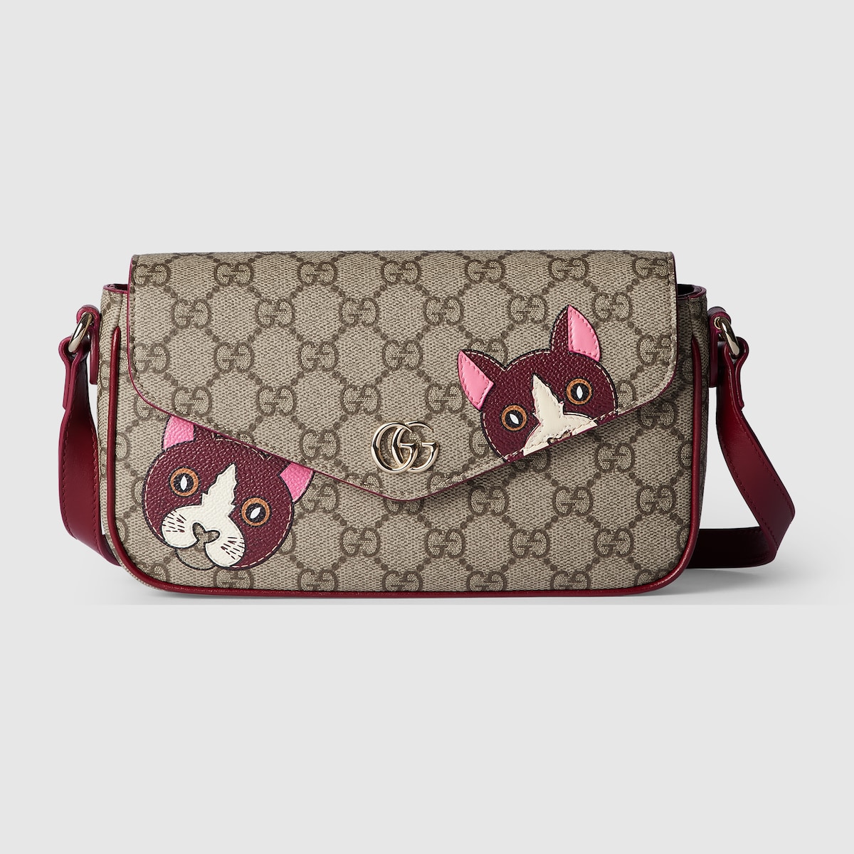Replicate GG Mini Shoulder Bag With Cat Detail(1:1 replica)