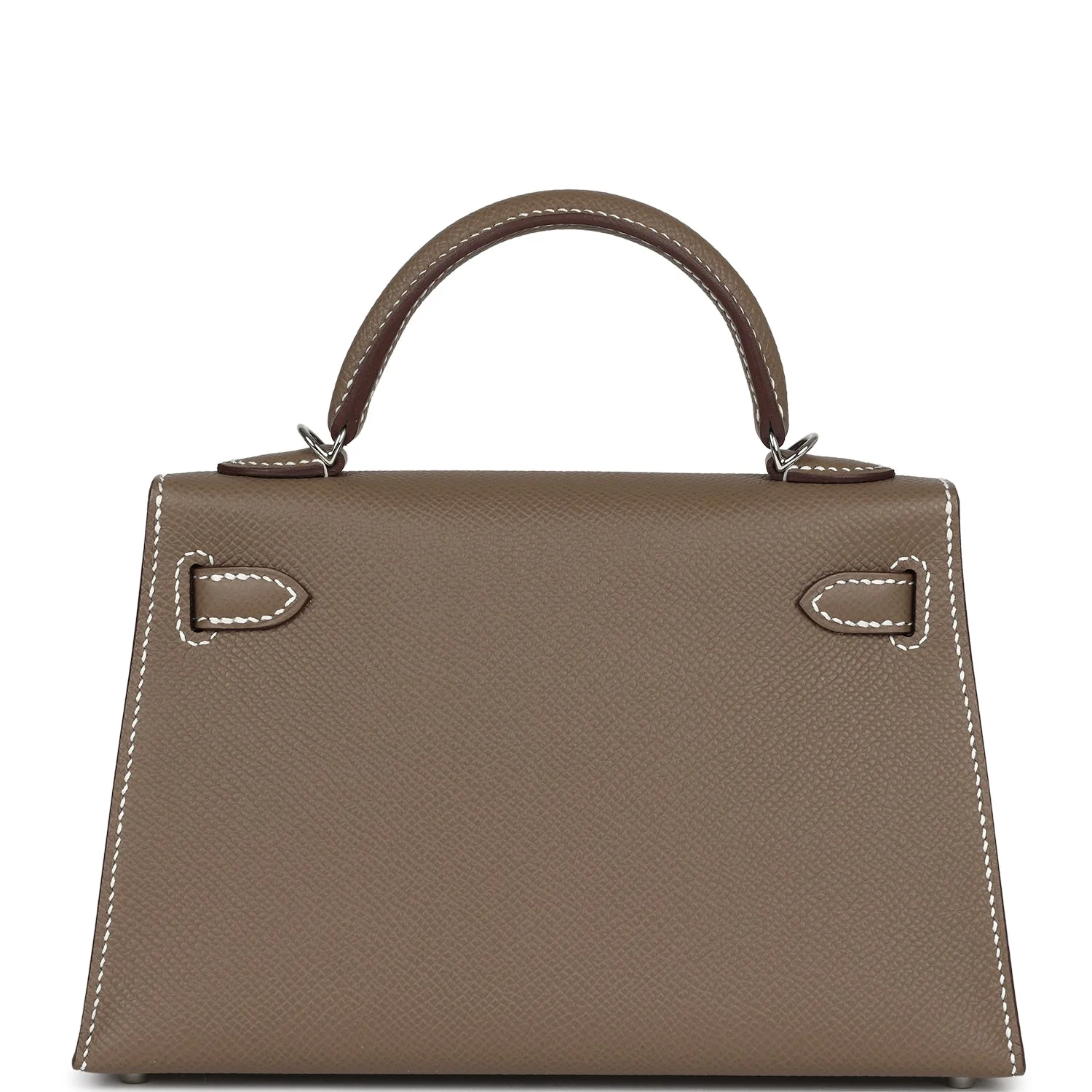 Replicate Hermes Kelly Sellier 20 Etoupe Epsom Palladium Hardware(1:1 replica)