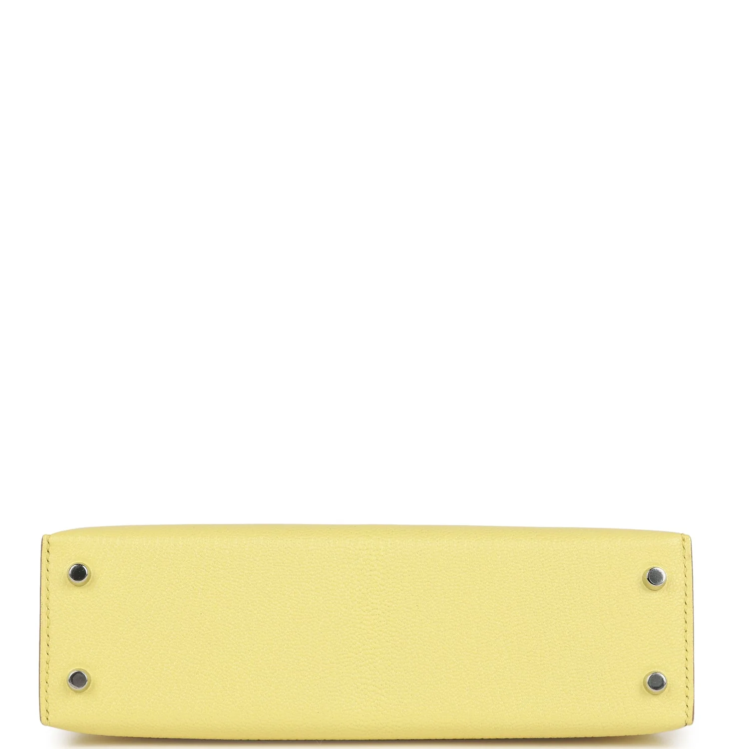 Replicate Hermes Kelly Sellier 20 Limoncello Chevre Palladium Hardware(1:1 replica)