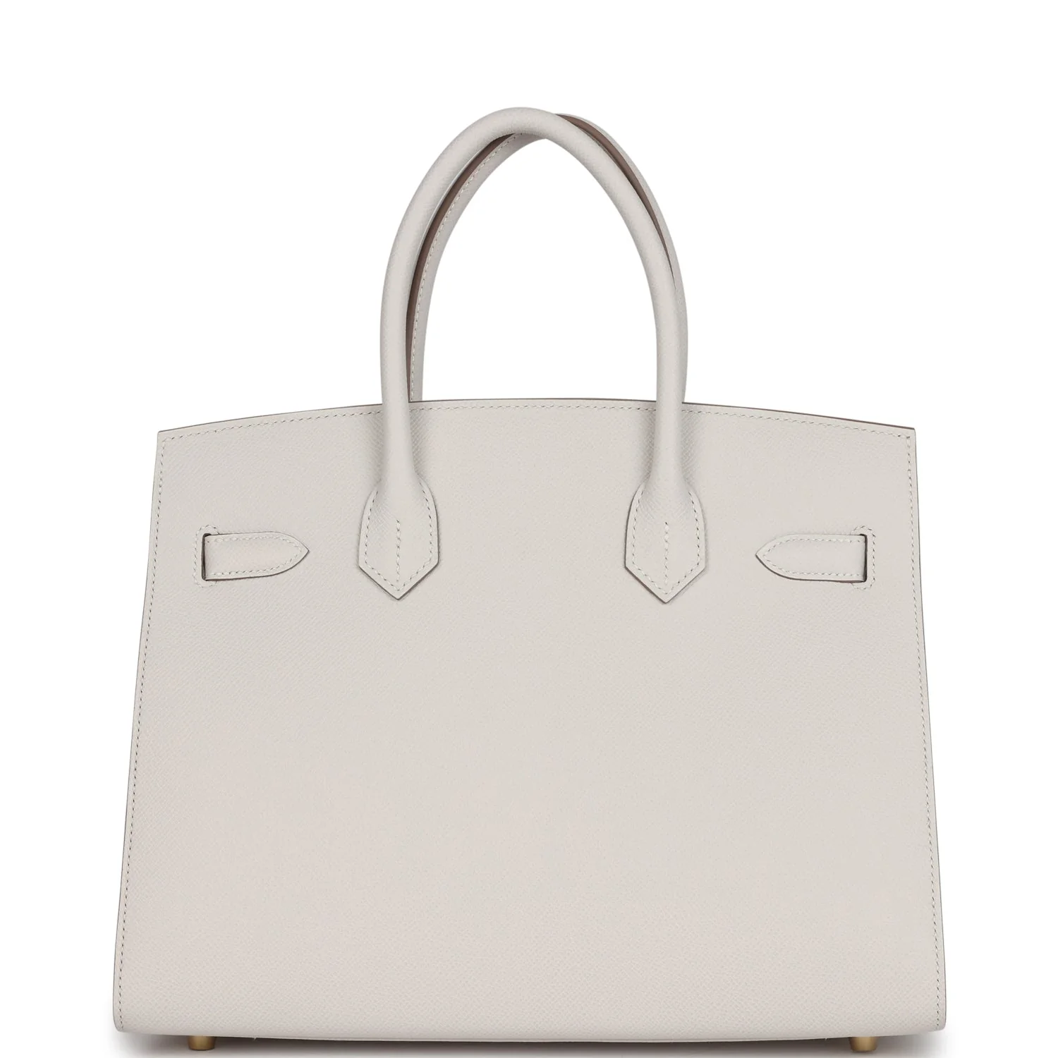 Replicate Hermes Birkin Sellier 30 Gris Pale Epsom Gold Hardware(1:1 replica)