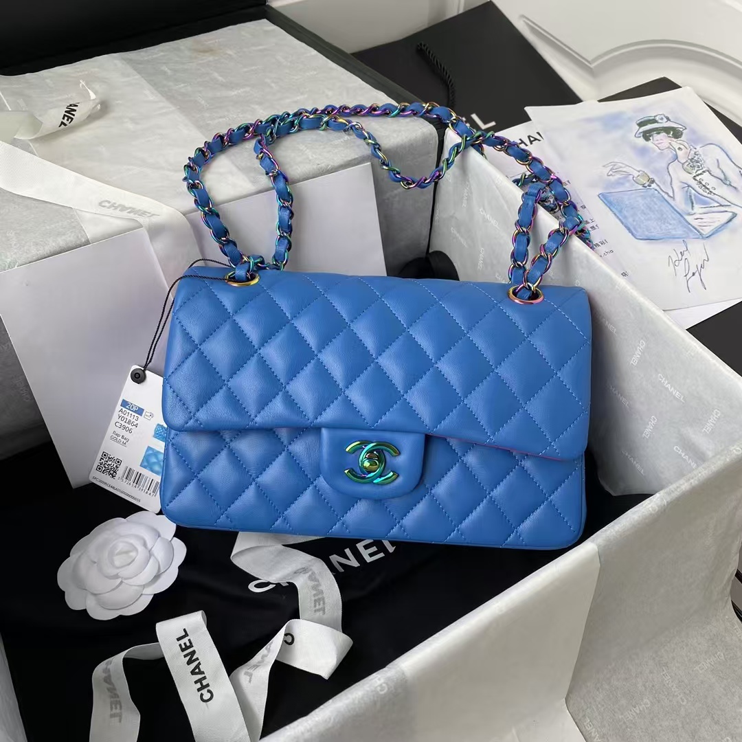 Replicate Chanel Small Classic Handbag Gradient Metal(1:1 replica)