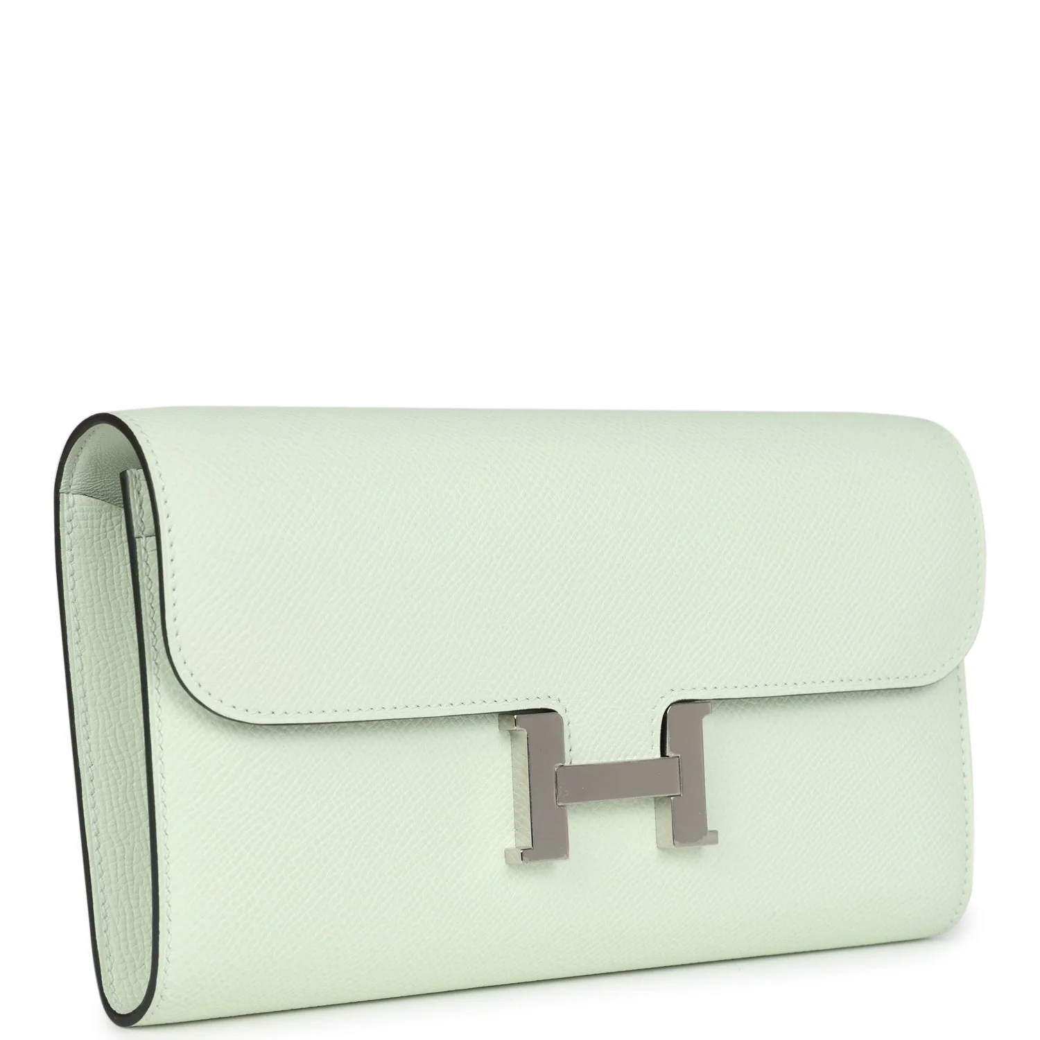 Replicate Hermes Constance Wallet To Go Vert Fizz Epsom Palladium Hardware(1:1 replica)