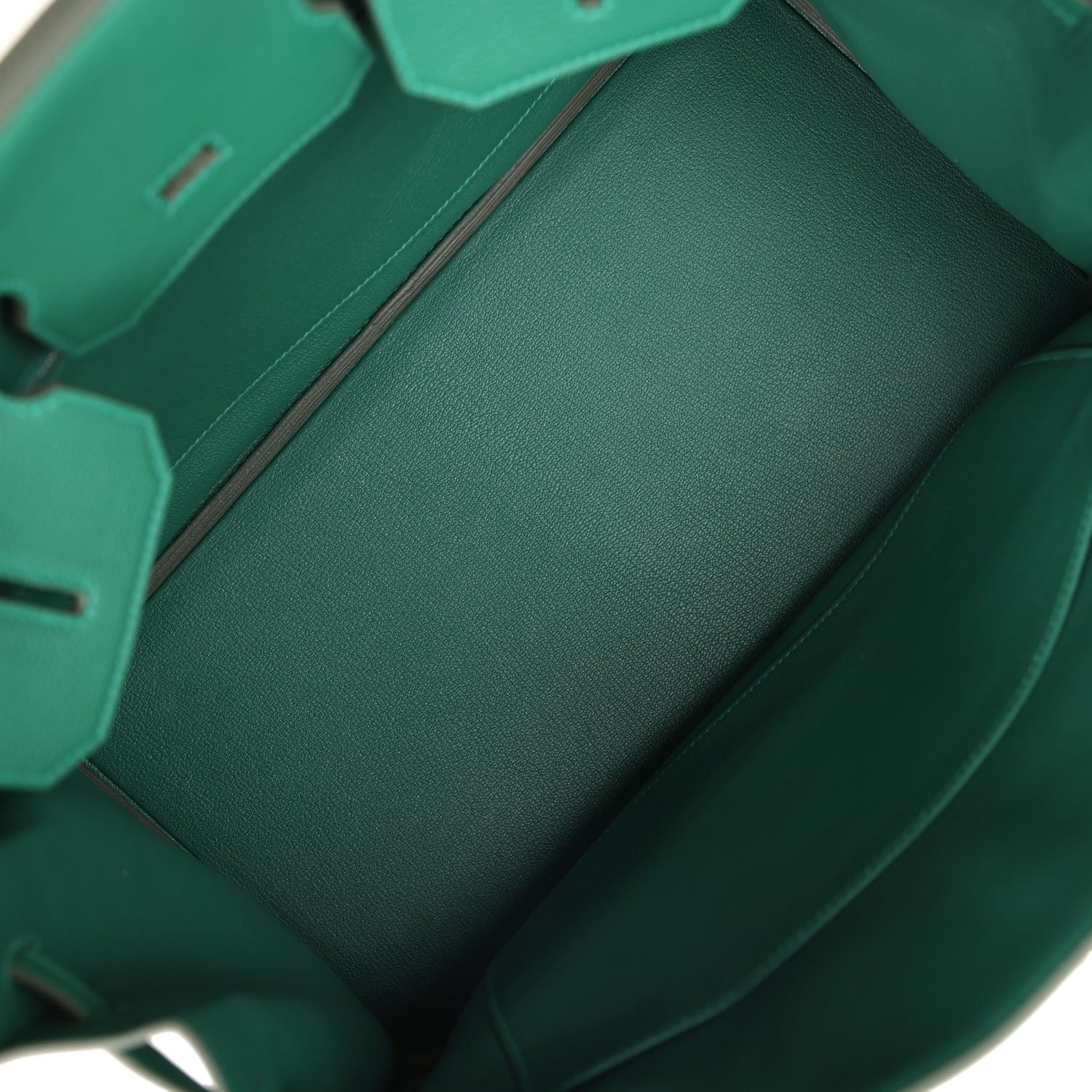 Replicate Hermes Birkin 35 Vert Moyen Togo Palladium Hardware(1:1 replica)