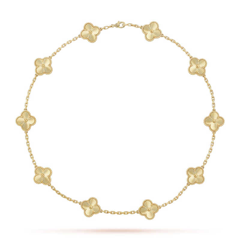 Replicate Vintage Alhambra necklace, 10 motifs(1:1 replica)