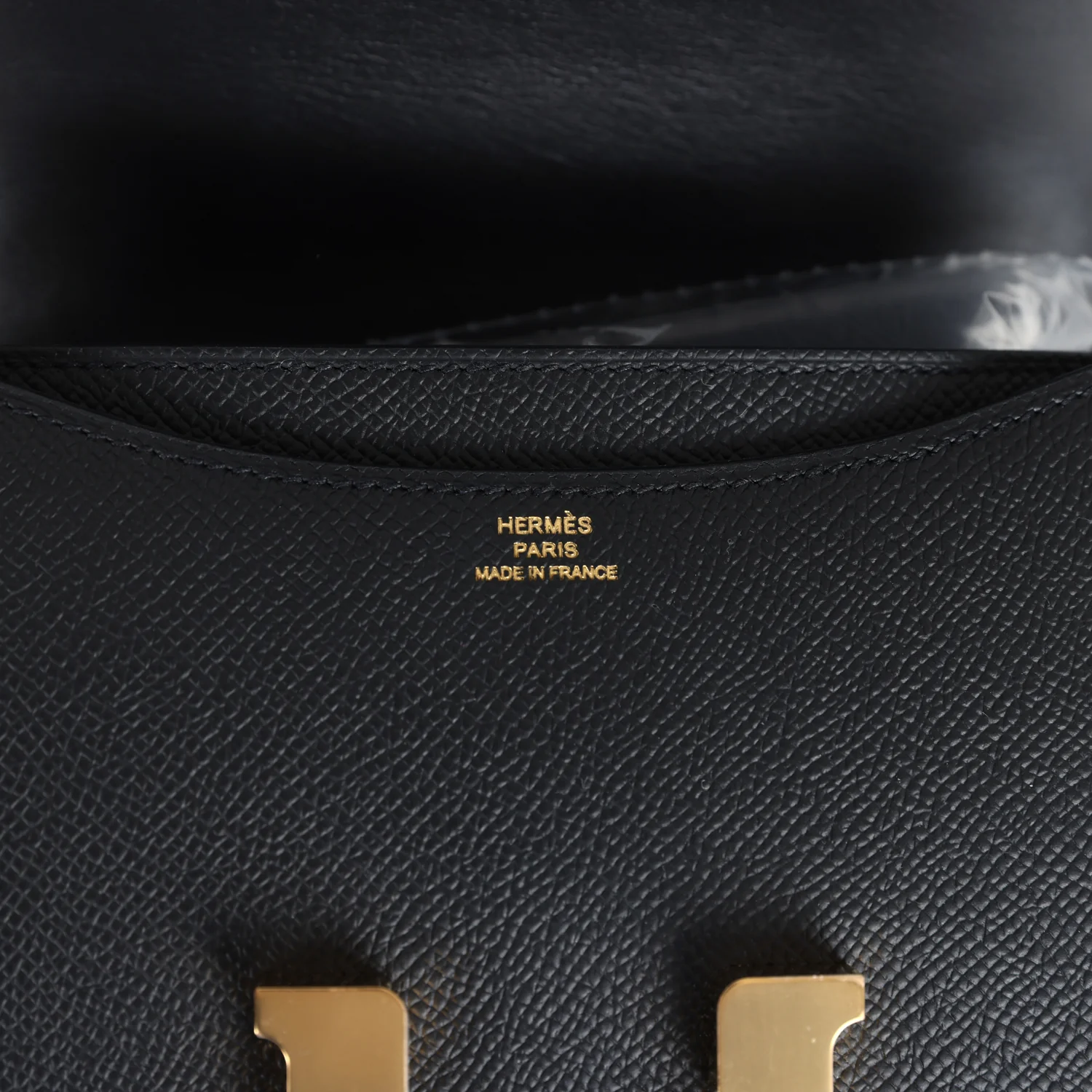 Replicate Hermes Constance 18 Black Epsom Gold Hardware(1:1 replica)