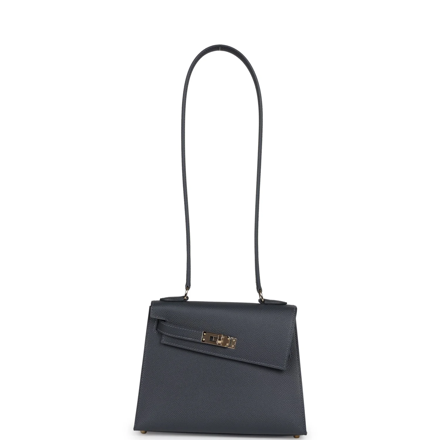 Replicate Hermes Kelly Sellier En Desordre 20 Ardoise Epsom Permabrass Hardware(1:1 replica)
