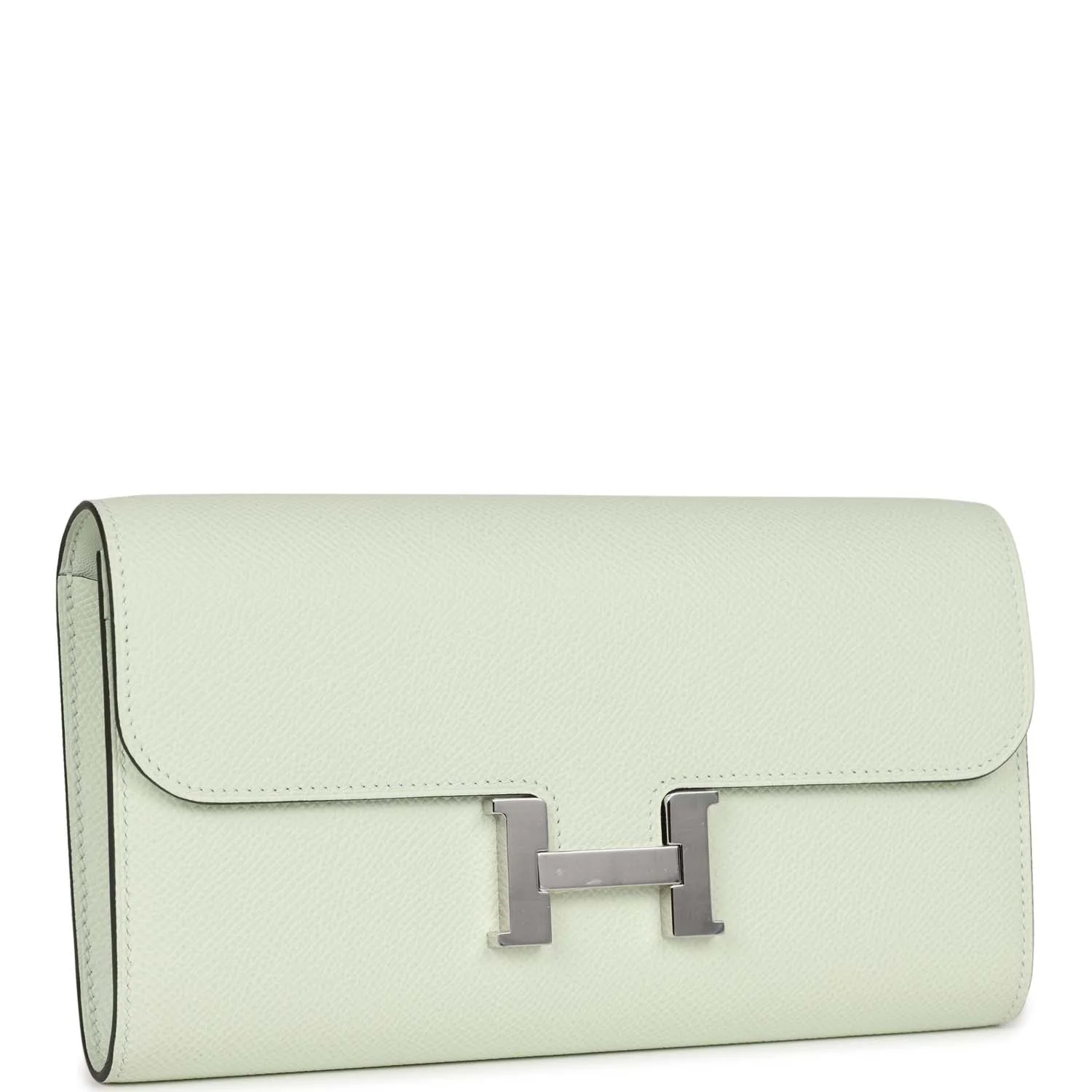 Replicate Hermes Constance Wallet To Go Vert Fizz Epsom Palladium Hardware(1:1 replica)