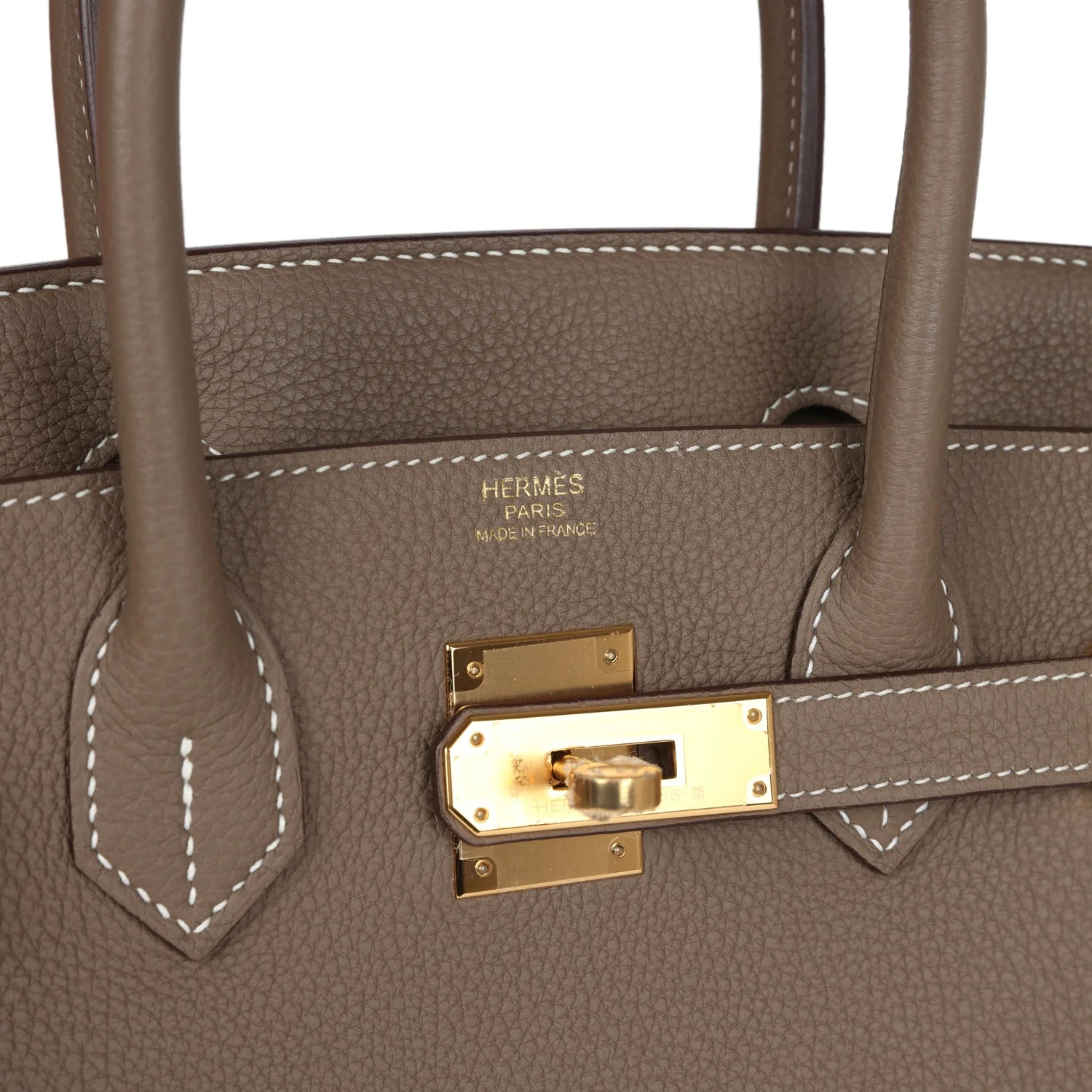 Replicate Hermes Birkin 30 Etoupe Togo Gold Hardware(1:1 replica)