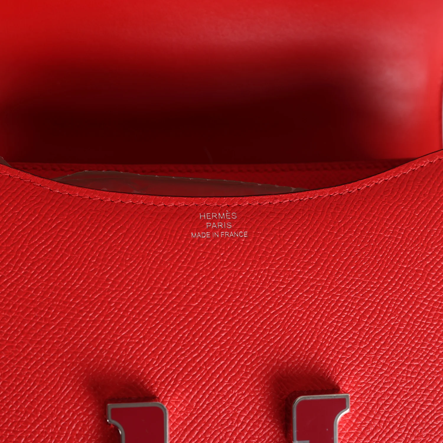Replicate Hermes Constance 18 Rouge De Coeur Epsom Lacquered Palladium Hardware(1:1 replica)